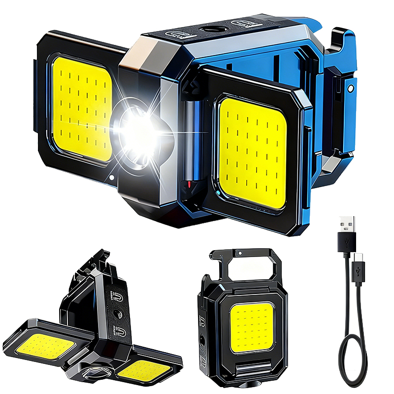Outdoor Lighting Lowes - ไฟฉายขนาดเล็กพวงกุญแจไฟ COB ไฟทำงาน USB โคมไฟแบบชาร์จไฟได้พร้อม 90