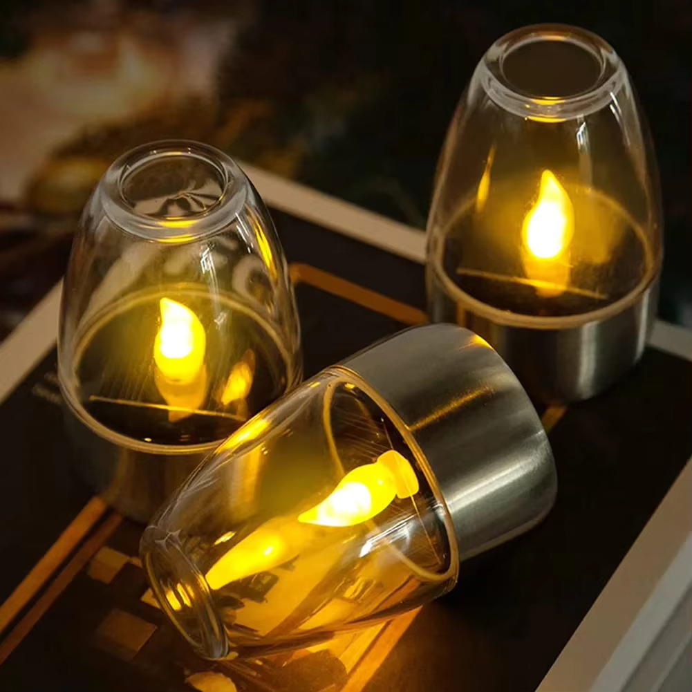 Deck Step Light - LED สแตนเลสไฟเทียนพลังงานแสงอาทิตย์ลานกลางแจ้งสวนโคมไฟพลังงานแสงอาทิตย์สนามหญ้าดาดฟ้าตกแต่งไฟกลางคืนโคมไฟพลังงานแสงอาทิตย์