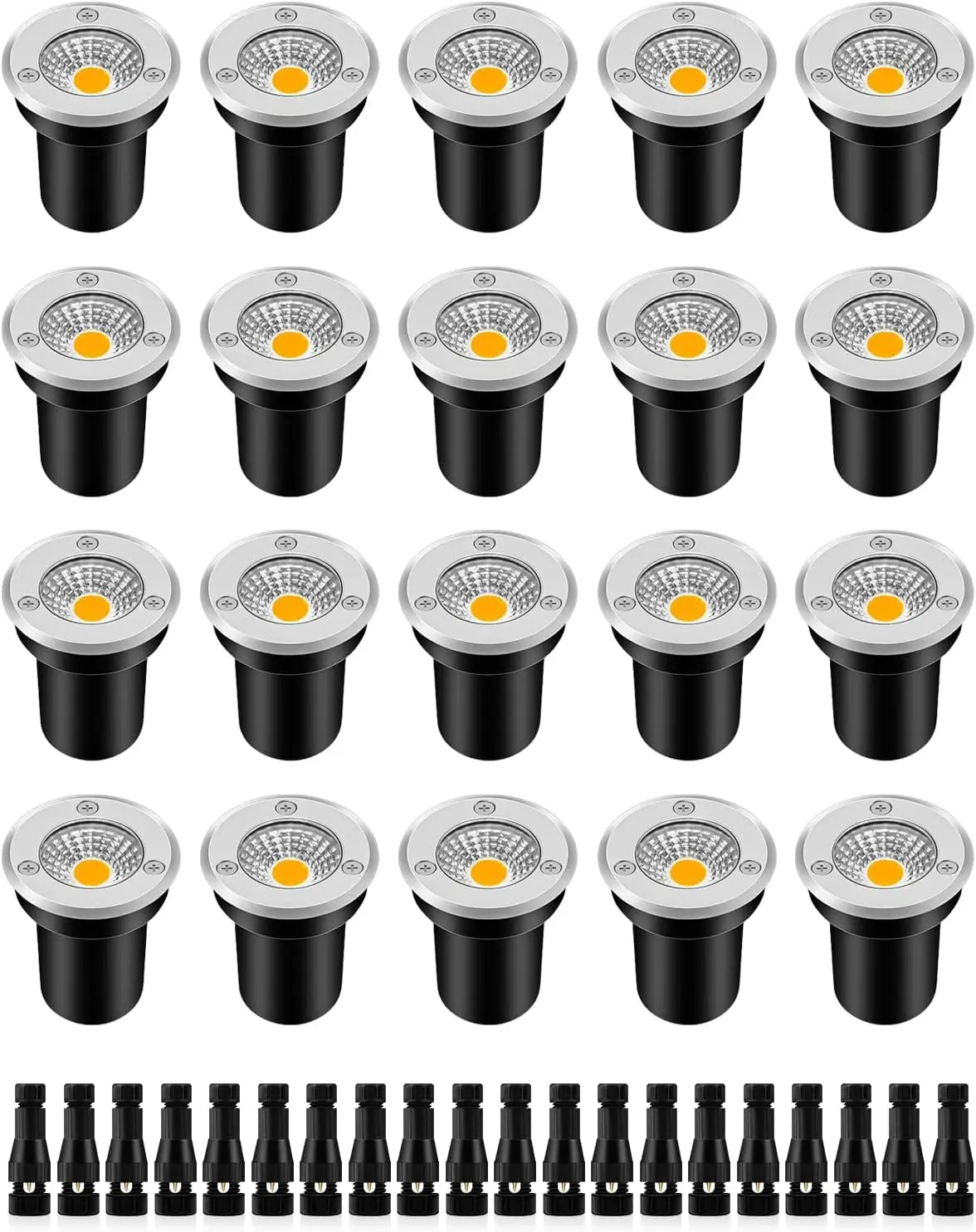 Deck Step Light - ไฟส่องสว่างภูมิทัศน์แรงดันต่ำ ไฟ LED ฝังพื้น กันน้ำ IP67