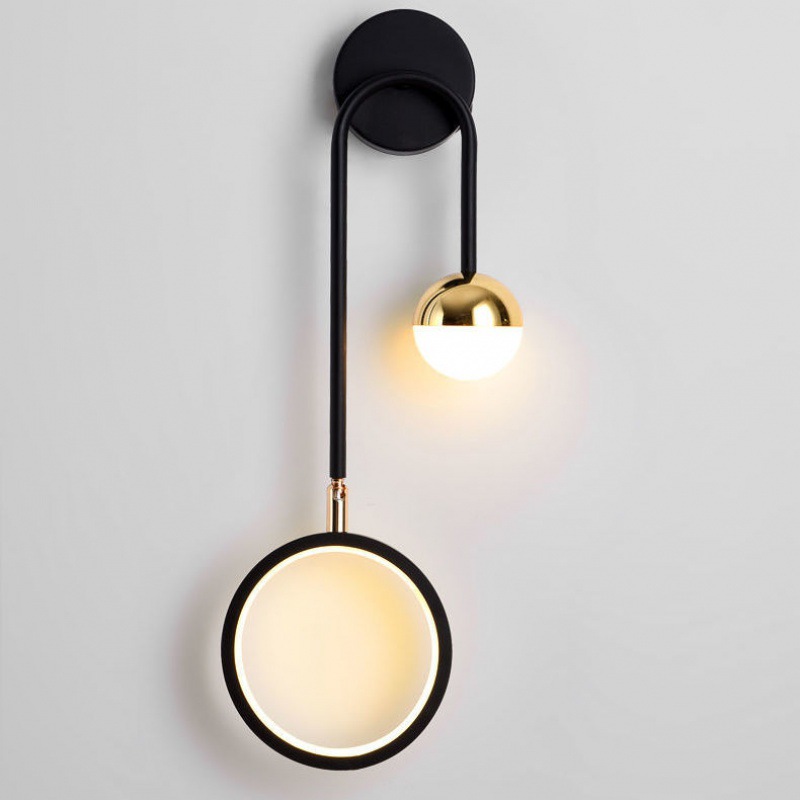 Outdoor Lighting Up And Down - โคมไฟติดผนัง LED โมเดิร์น Nordic Sconce รอบแสงหรูหรา