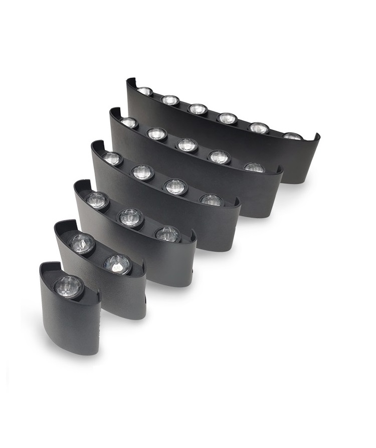 ขึ้นและลงโคมไฟติดผนัง LED กันน - Outdoor Lighting Up And Down บทวิจารณ์และราคา