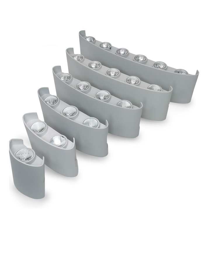 ขึ้นและลงโคมไฟติดผนัง LED กันน - Outdoor Lighting Up And Down บทวิจารณ์และราคา