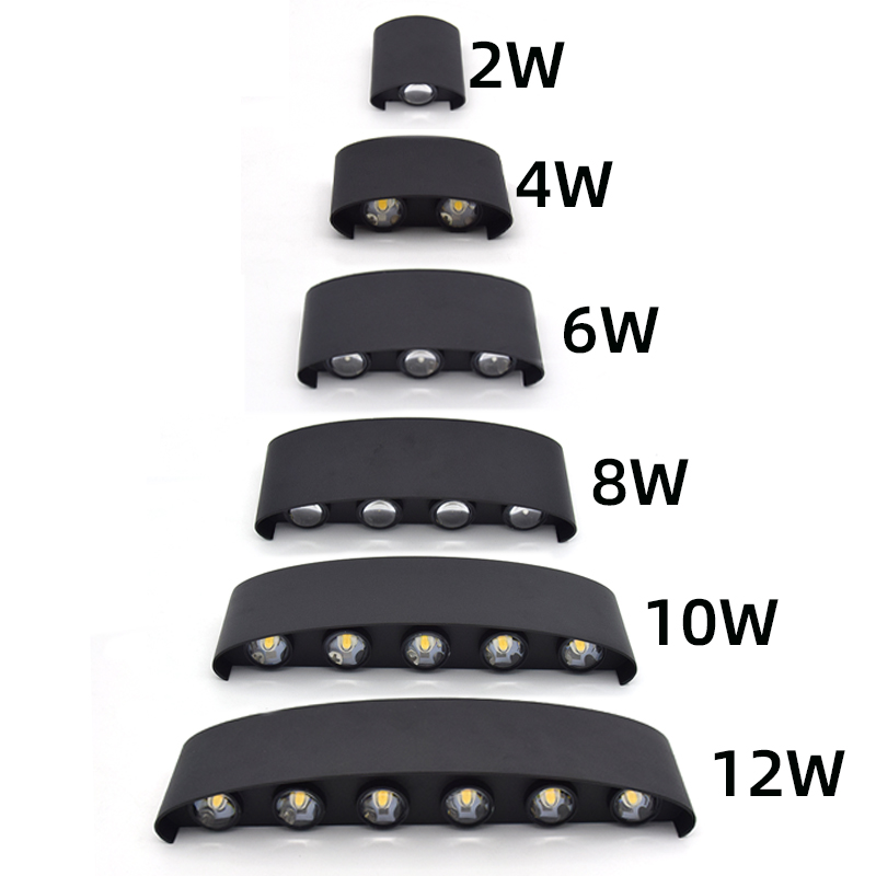 ขึ้นและลงโคมไฟติดผนัง LED กันน - Outdoor Lighting Up And Down บทวิจารณ์และราคา