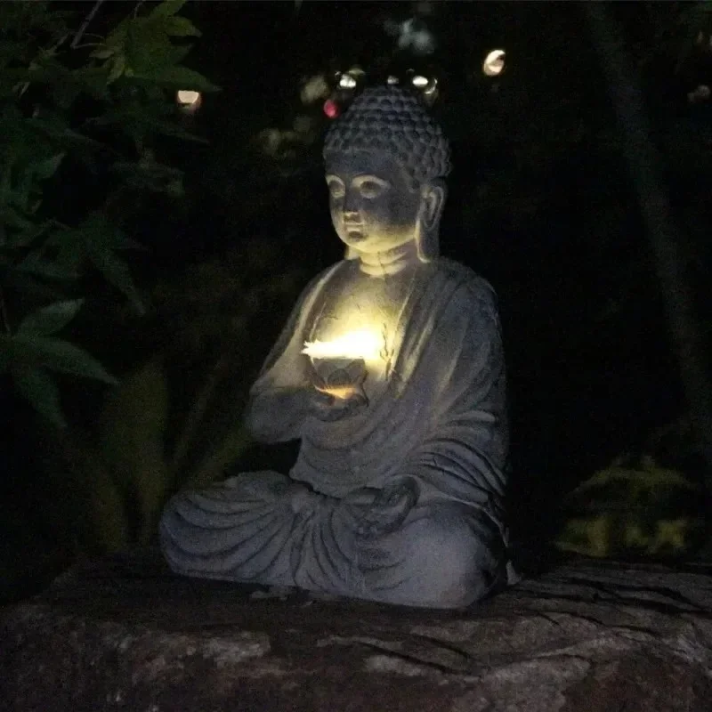 ไฟ LED พลังงานแสงอาทิตย์ รูปปั - Outdoor Zen Lighting บทวิจารณ์และราคา