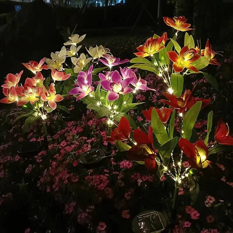 ไฟ LED รูปดอกกล้วยไม้ประดับตกแ - Outdoor Lighting Ideas For Party บทวิจารณ์และราคา