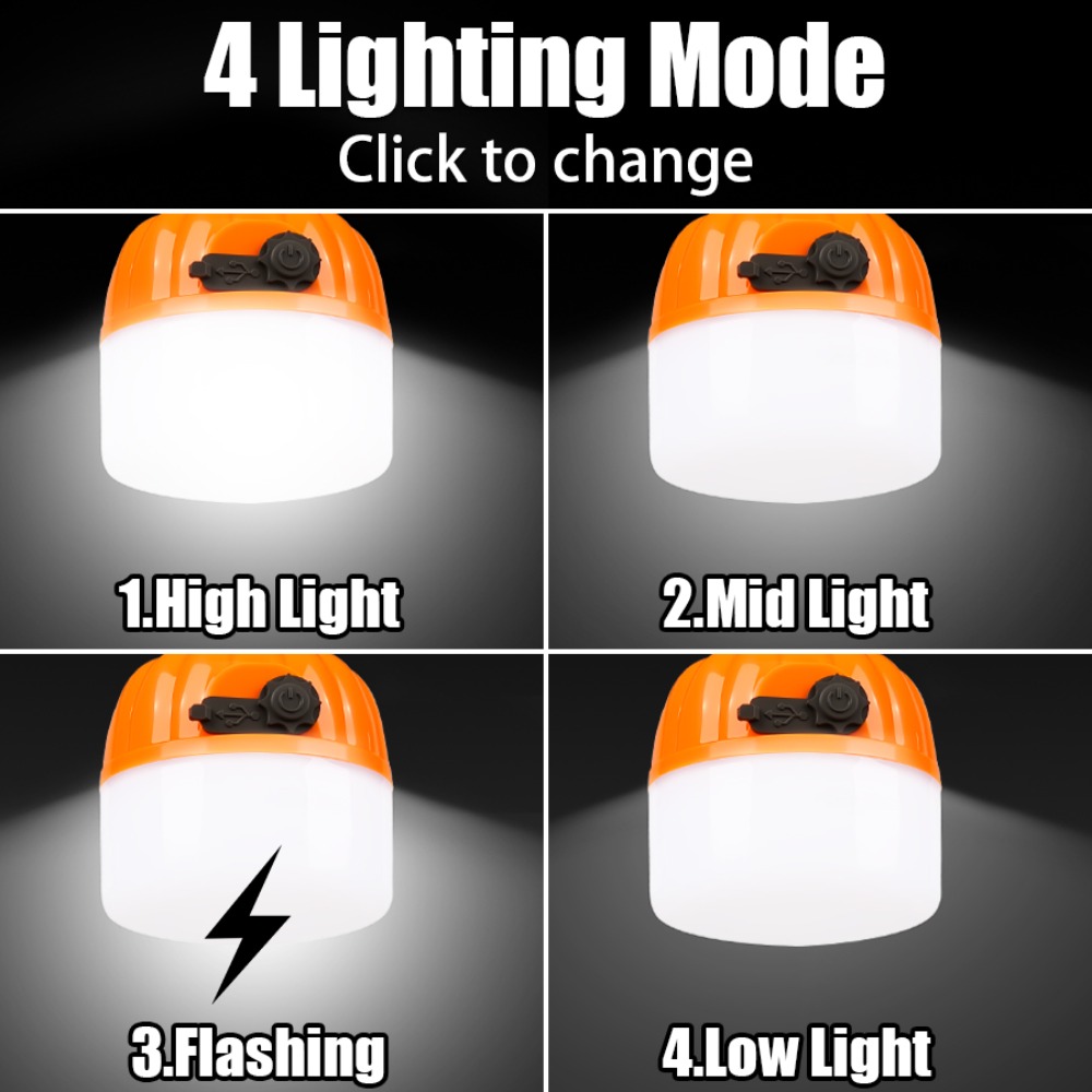 โคมไฟตั้งแคมป์ขนาดเล็กแบบพกพา  - Outdoor Lighting Hooks บทวิจารณ์และราคา