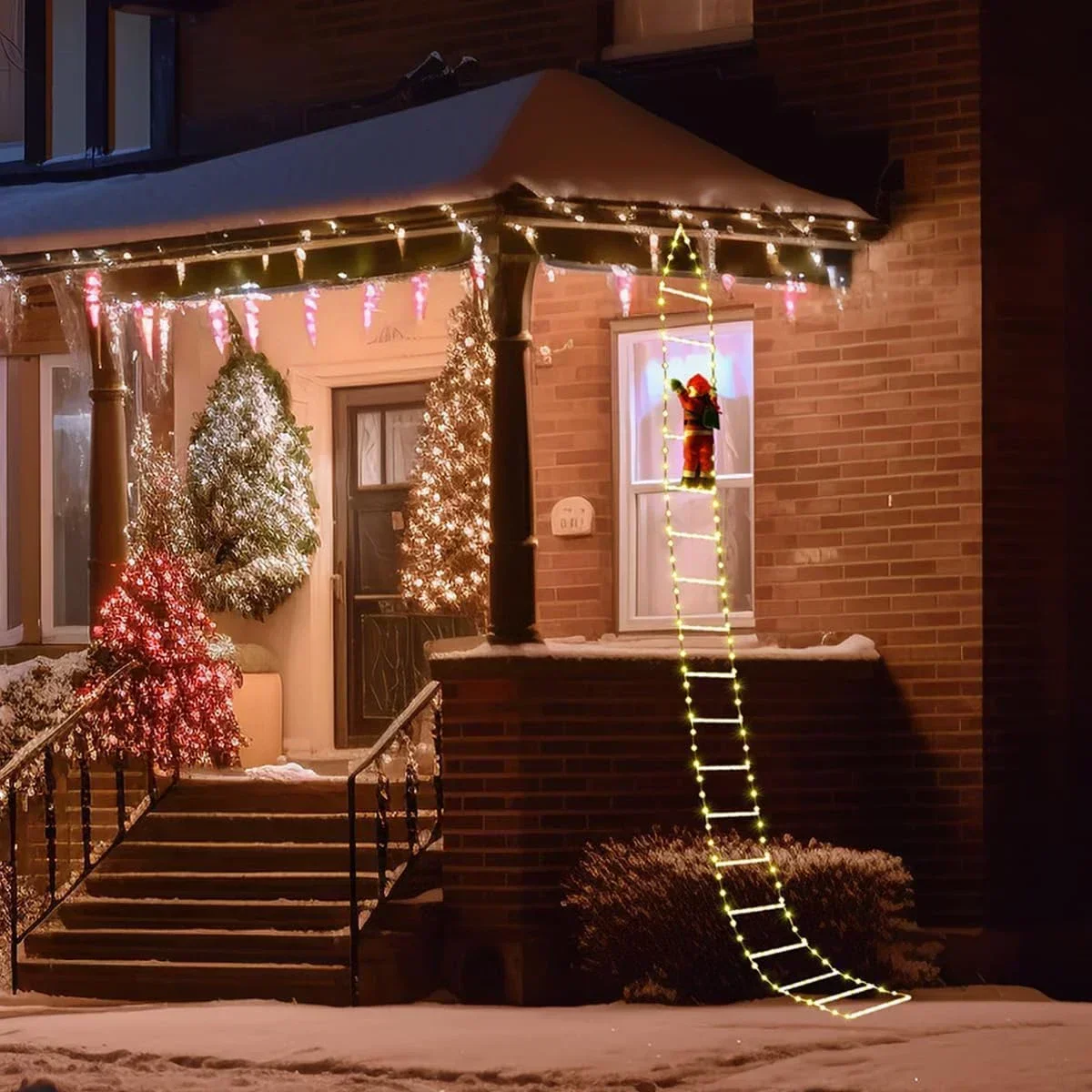 ไฟ LED บันไดสำหรับสายตกแต่งคริ - Xmas Outdoor Lighting Decorations บทวิจารณ์และราคา