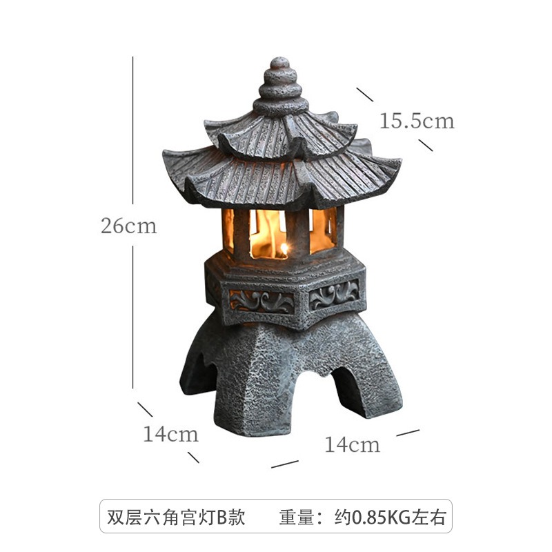 รูปปั้นเจดีย์พลังงานแสงอาทิตย์ - Outdoor Zen Lighting บทวิจารณ์และราคา