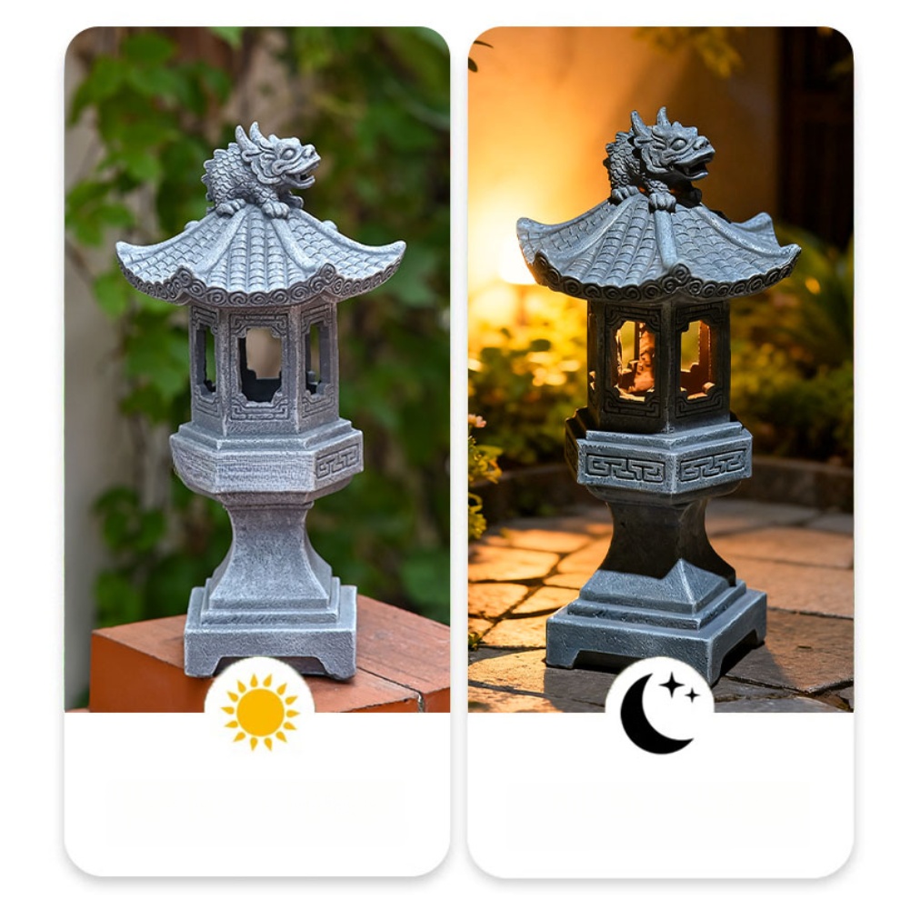 โคมไฟเจดีย์พลังงานแสงอาทิตย์ Z - Outdoor Zen Lighting บทวิจารณ์และราคา
