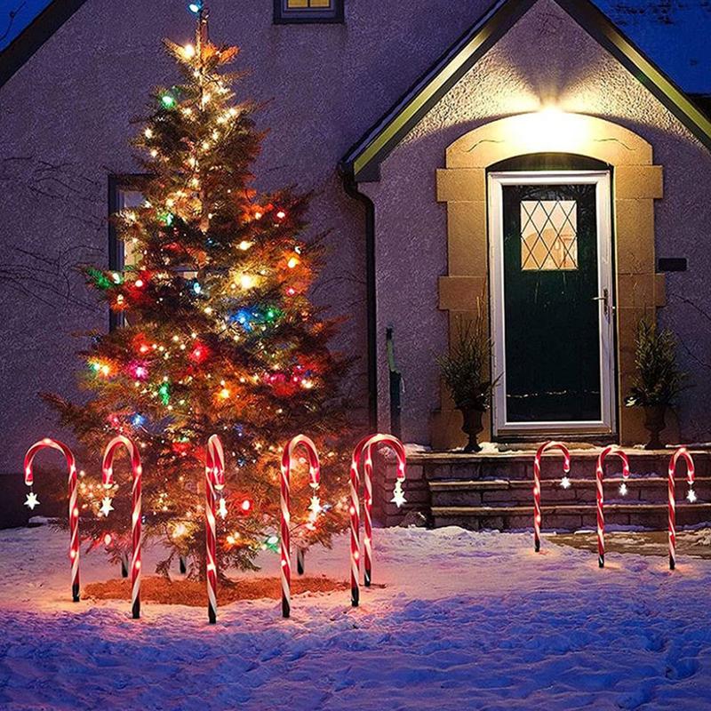 LED พลังงานแสงอาทิตย์ Candy Ca - Xmas Outdoor Lighting Decorations บทวิจารณ์และราคา