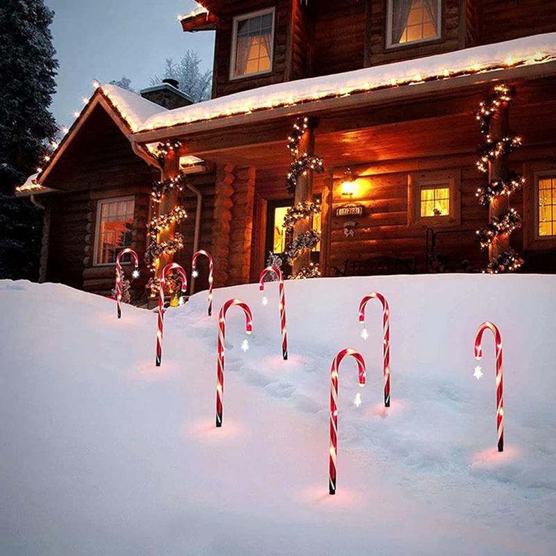 LED พลังงานแสงอาทิตย์ Candy Ca - Xmas Outdoor Lighting Decorations บทวิจารณ์และราคา