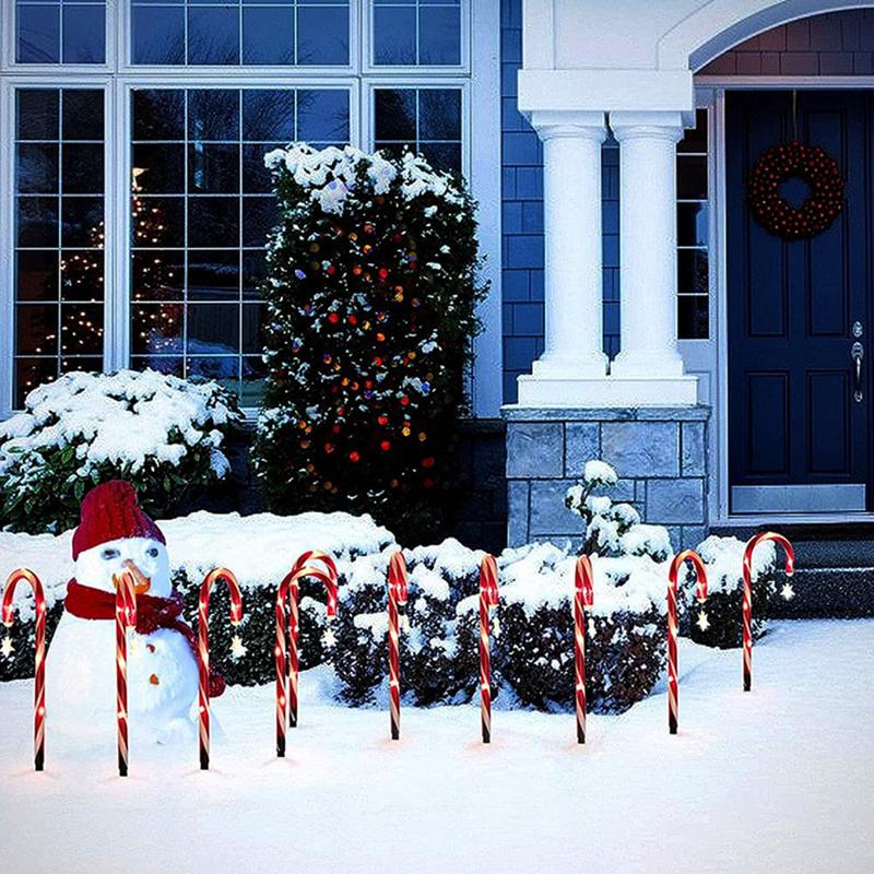 LED พลังงานแสงอาทิตย์ Candy Ca - Xmas Outdoor Lighting Decorations บทวิจารณ์และราคา