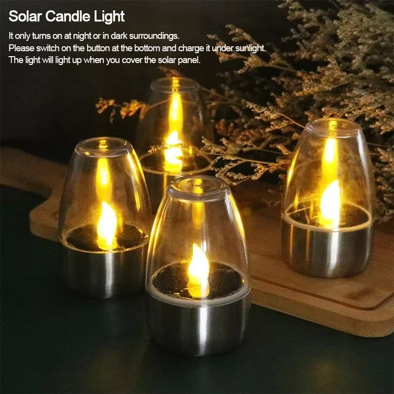 LED พลังงานแสงอาทิตย์เทียนแสง  - Outdoor Lighting Ideas For Party บทวิจารณ์และราคา