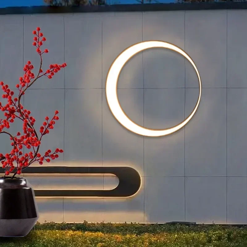 โมเดิร์นกลางแจ้งกันน้ํา Moon W - Outdoor Lighting Up And Down บทวิจารณ์และราคา