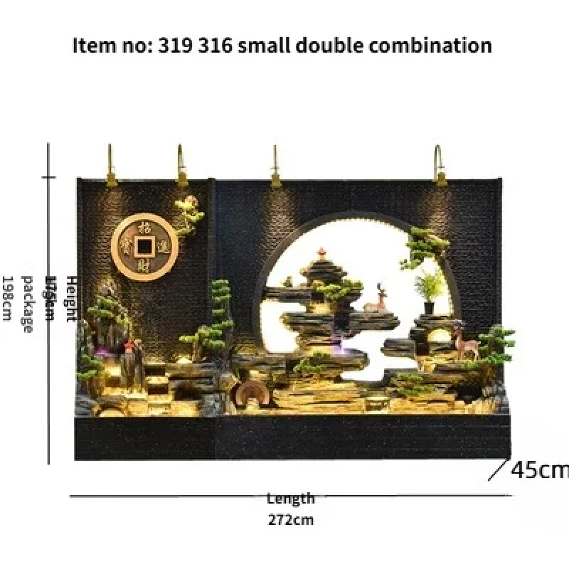 น้ำพุติดผนังในร่มและกลางแจ้งพร - Outdoor Zen Lighting บทวิจารณ์และราคา