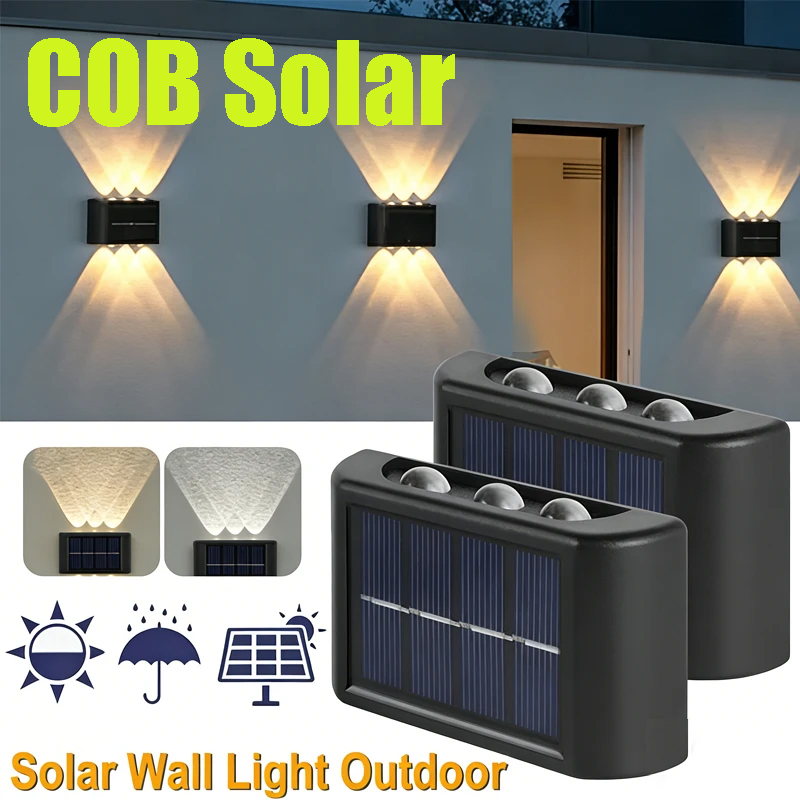 โคมไฟติดผนังพลังงานแสงอาทิตย์  - Outdoor Lighting Up And Down บทวิจารณ์และราคา