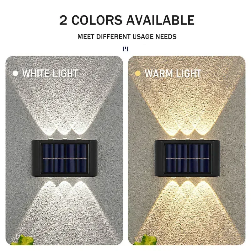 โคมไฟติดผนังพลังงานแสงอาทิตย์  - Outdoor Lighting Up And Down บทวิจารณ์และราคา