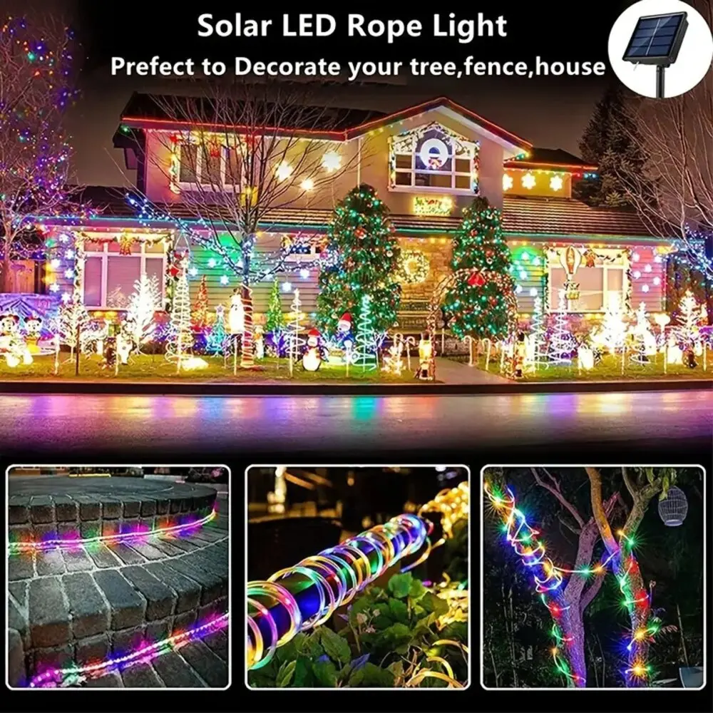 กลางแจ้งพลังงานแสงอาทิตย์หลอดเ - Xmas Outdoor Lighting Decorations บทวิจารณ์และราคา