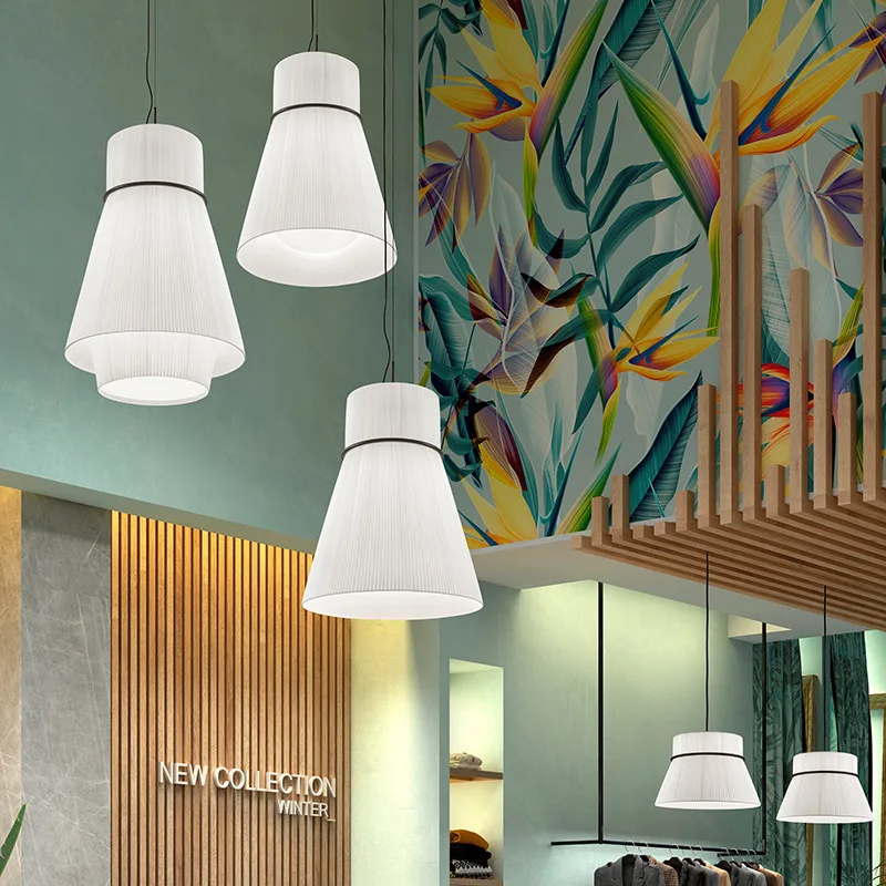 Wabi-sabi สไตล์จี้ไฟผ้าโมเดิร์ - Outdoor Lighting Pendant บทวิจารณ์และราคา