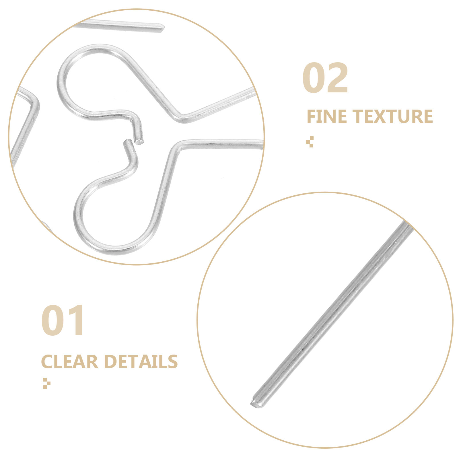 ตะขอแขวนสวนโลหะ 100 ชิ้น กันน้ - Outdoor Lighting Hooks บทวิจารณ์และราคา