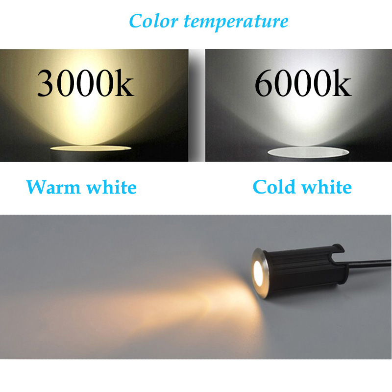 IP68 DC12V 220V 3W กลางแจ้งสํา - Deck Step Light บทวิจารณ์และราคา