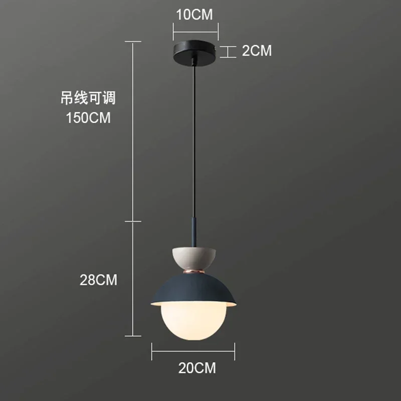 Nordic สีจี้ไฟ Macaron ง่ายแขว - Outdoor Lighting Pendant บทวิจารณ์และราคา