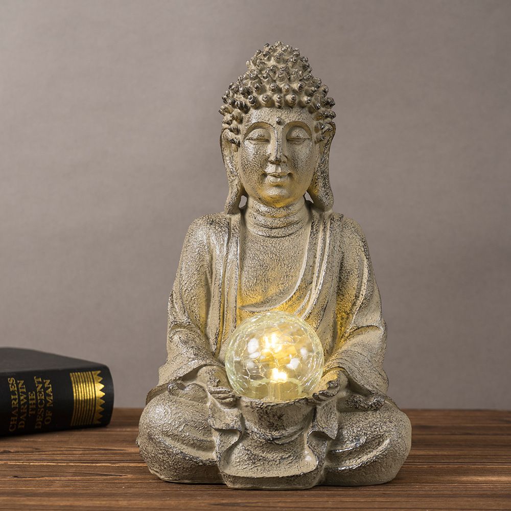 ไวเลด 27.5 ซม. รูปปั้นพระพุทธร - Outdoor Zen Lighting บทวิจารณ์และราคา