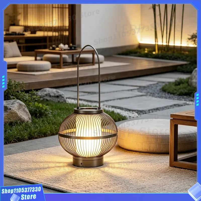 โคมไฟสนามหญ้ากันน้ำแบบพกพาสำหร - Outdoor Zen Lighting บทวิจารณ์และราคา