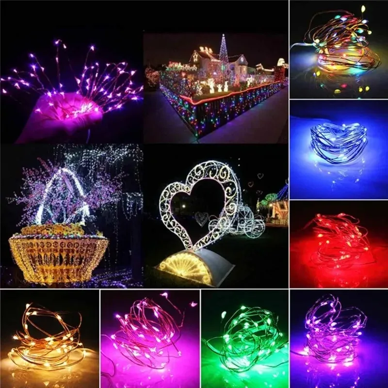 USB ไฟ LED String ทองแดงลวดเงิ - Outdoor Lighting Ideas For Party บทวิจารณ์และราคา
