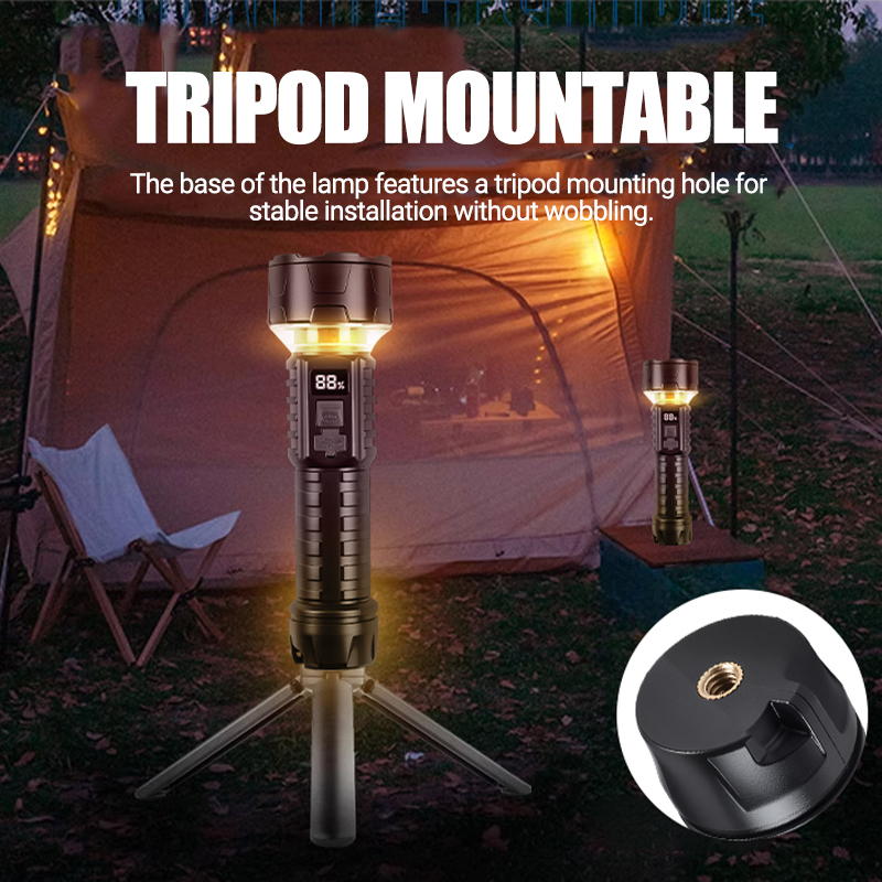 ไฟฉาย LED แบบ COB แบบชาร์จไฟได - Outdoor Lighting Lowes บทวิจารณ์และราคา