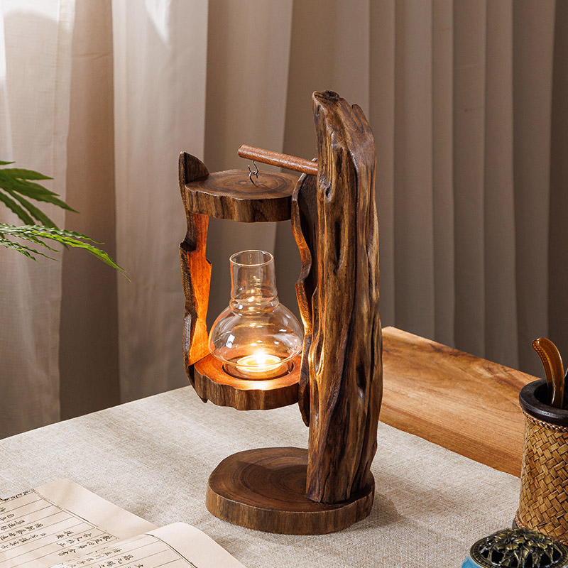 Log WindโคมไฟเชิงเทียนRetroเอเ - Outdoor Zen Lighting บทวิจารณ์และราคา