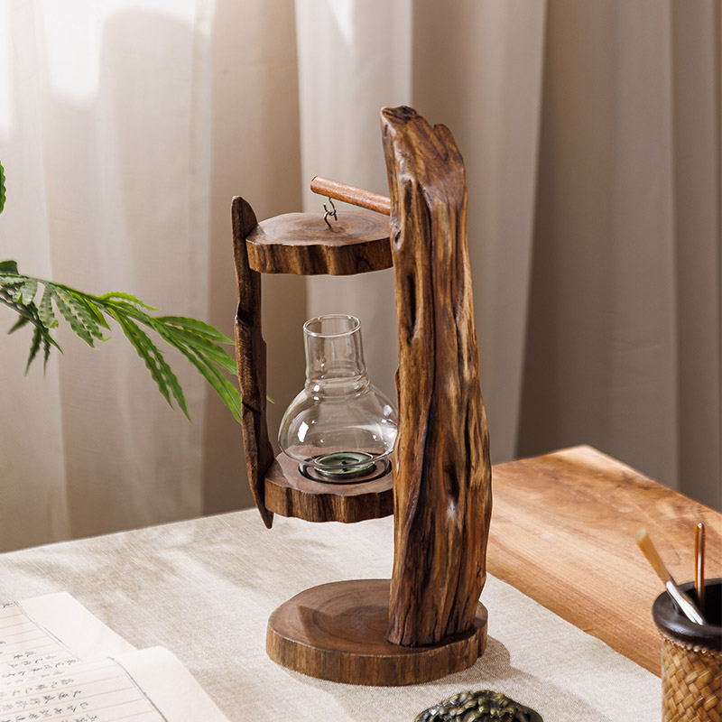 Log WindโคมไฟเชิงเทียนRetroเอเ - Outdoor Zen Lighting บทวิจารณ์และราคา