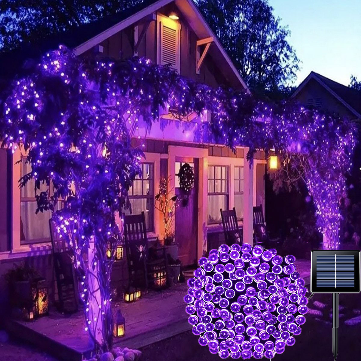 ไฟประดับโซลาร์เซลล์สำหรับตกแต่ - Xmas Outdoor Lighting Decorations บทวิจารณ์และราคา