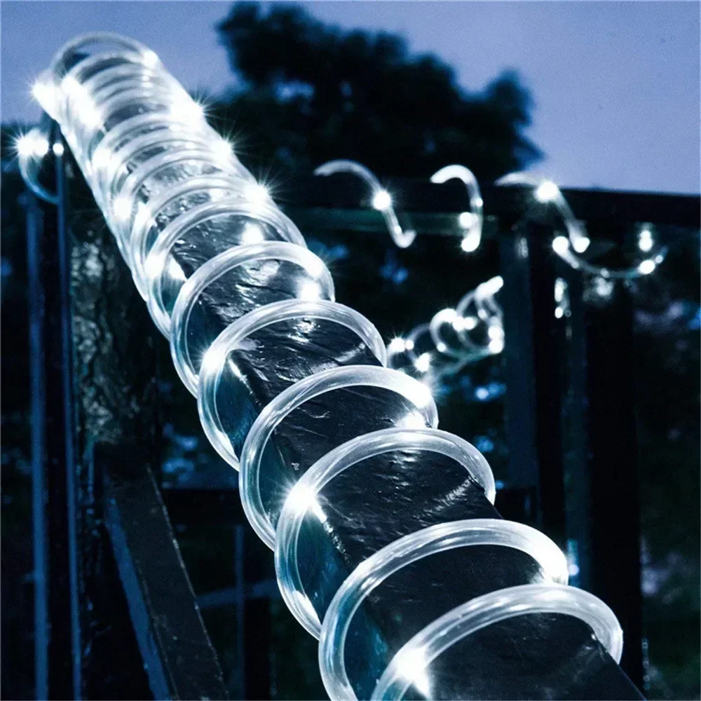 กลางแจ้งพลังงานแสงอาทิตย์เชือก - Xmas Outdoor Lighting Decorations บทวิจารณ์และราคา