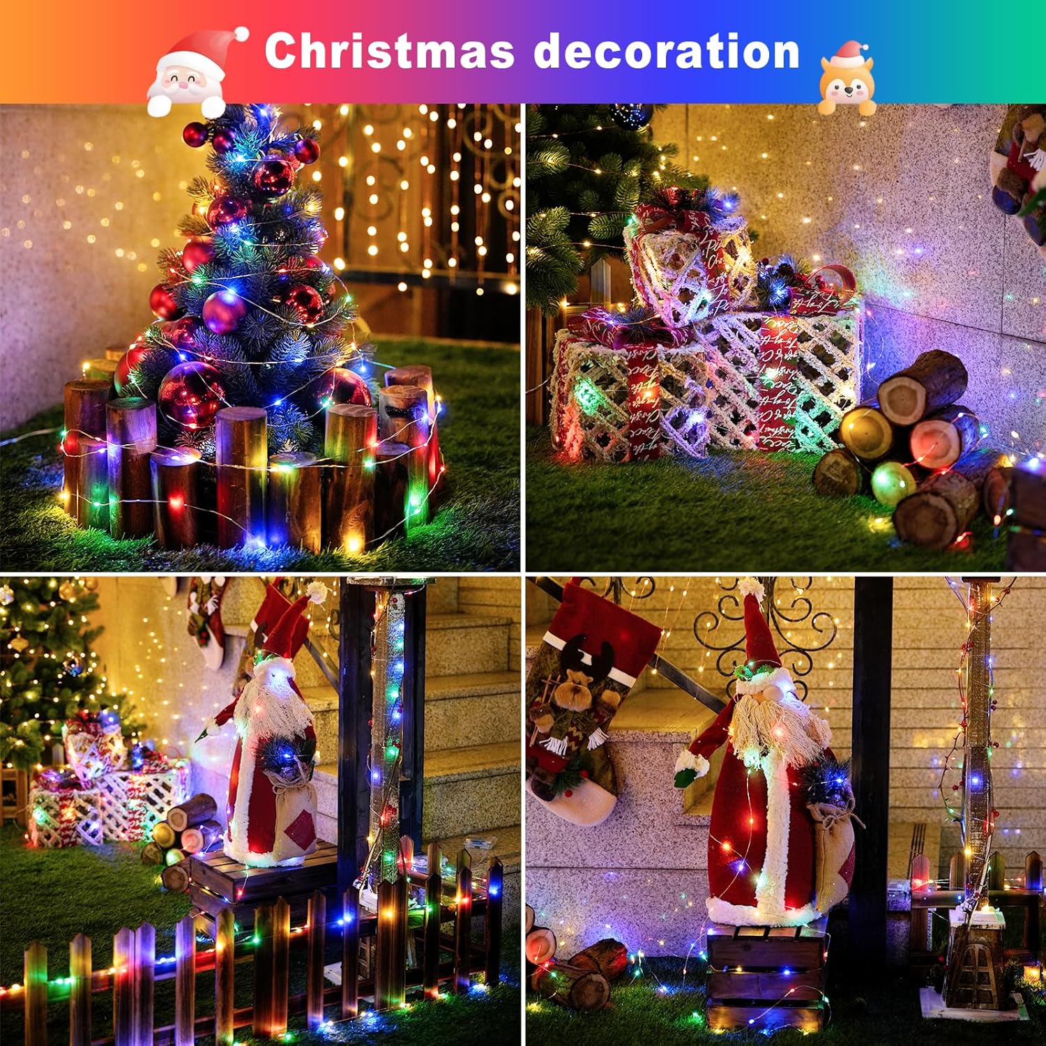 ไฟประดับตกแต่งสวนกลางแจ้งแบบโซ - Xmas Outdoor Lighting Decorations บทวิจารณ์และราคา