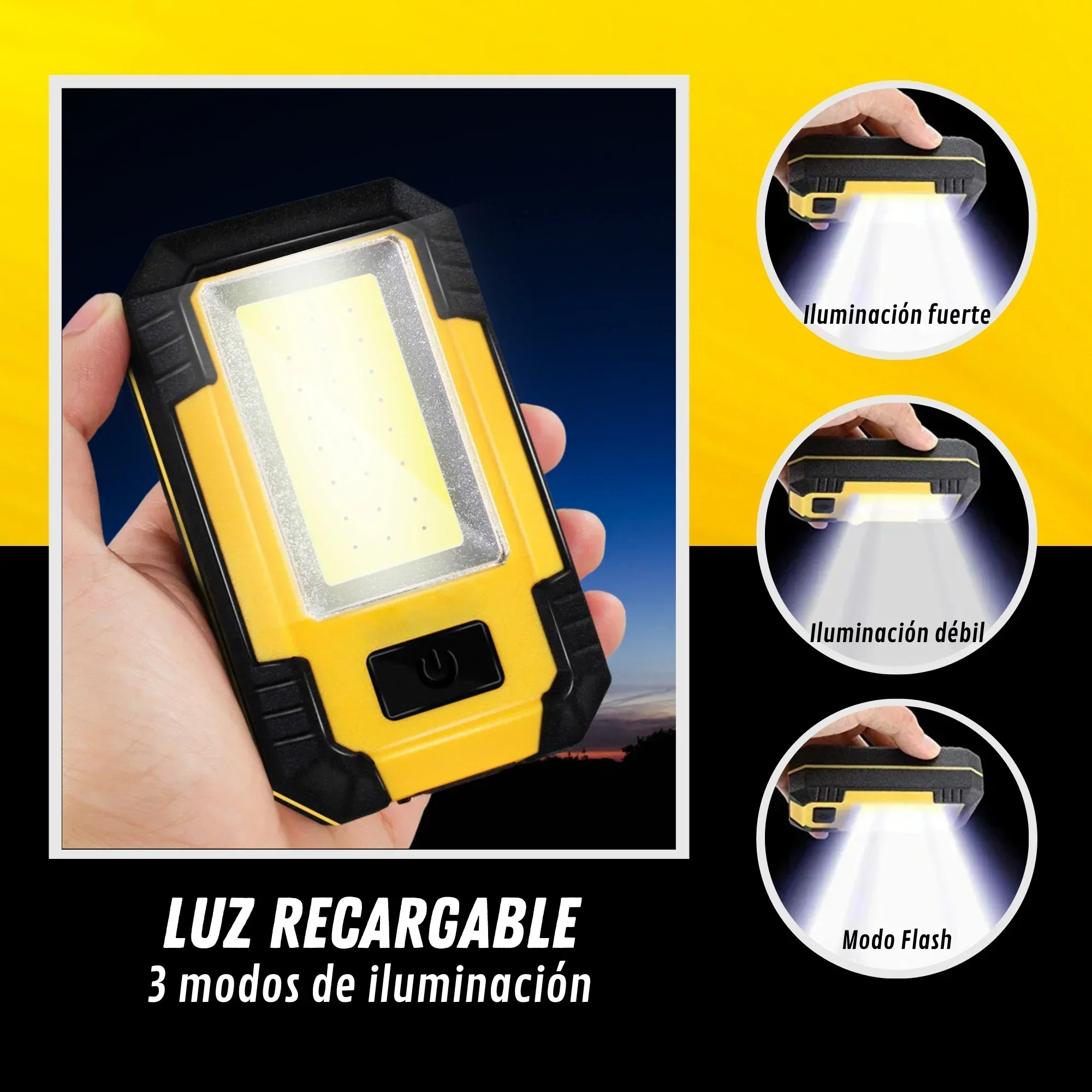 ไฟฉายพกพาแบบชาร์จได้ 4000mAh ค - Outdoor Lighting Lowes บทวิจารณ์และราคา