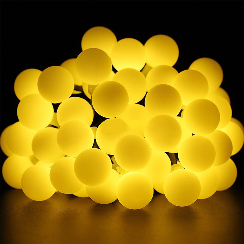 Multicolor 50Leds พลังงานแสงอา - Xmas Outdoor Lighting Decorations บทวิจารณ์และราคา