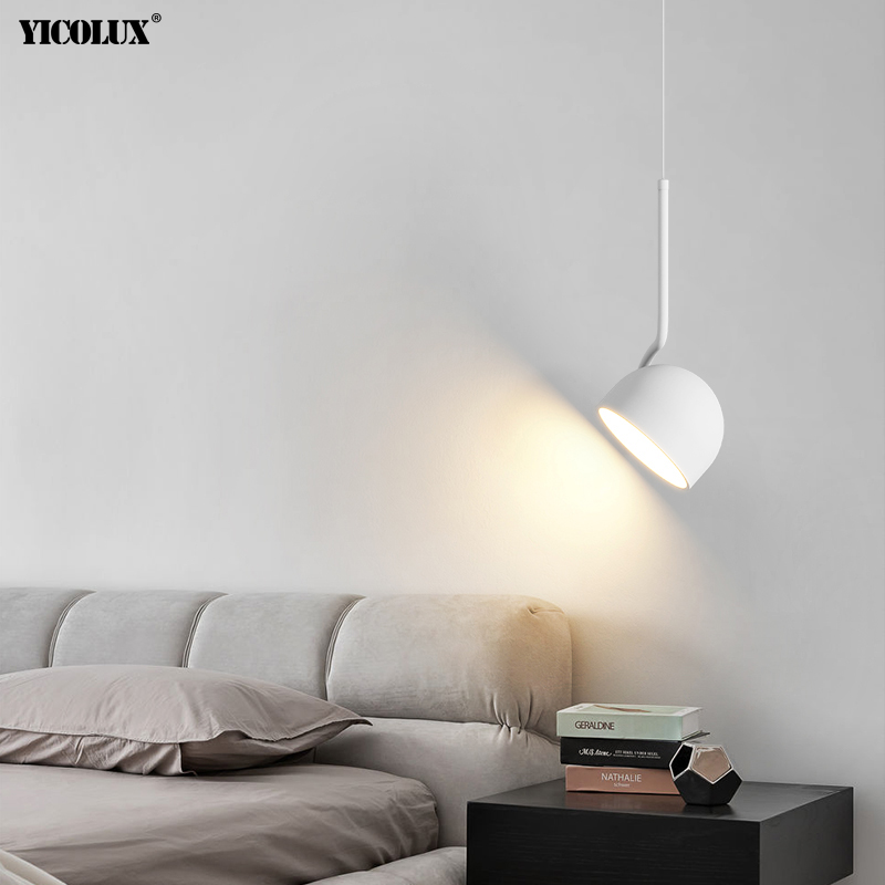 โคมไฟลอฟท์ LED สีดำสีขาวแบบใหม - Outdoor Lighting Pendant บทวิจารณ์และราคา