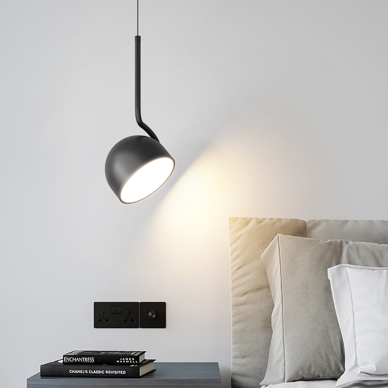 โคมไฟลอฟท์ LED สีดำสีขาวแบบใหม - Outdoor Lighting Pendant บทวิจารณ์และราคา