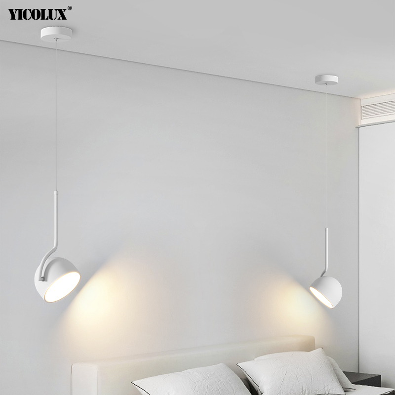 โคมไฟลอฟท์ LED สีดำสีขาวแบบใหม - Outdoor Lighting Pendant บทวิจารณ์และราคา