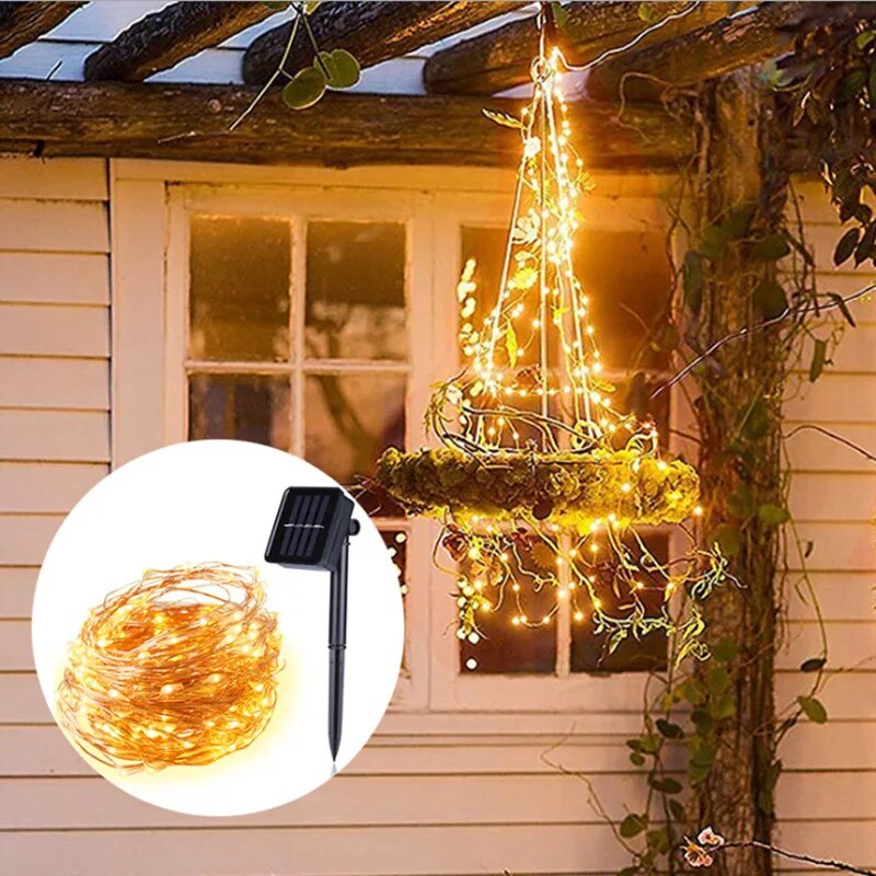 ไฟราวพลังงานแสงอาทิตย์ LED 100 - Outdoor Lighting Ideas For Party บทวิจารณ์และราคา