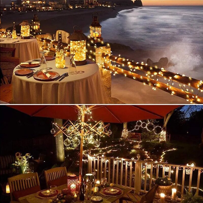 ไฟราวพลังงานแสงอาทิตย์ LED 100 - Outdoor Lighting Ideas For Party บทวิจารณ์และราคา