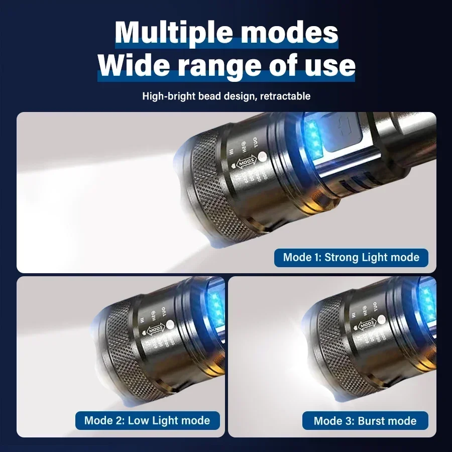 ไฟฉาย LED ยุทธวิธี 2000LM ชาร์ - Outdoor Lighting Ideas For Party บทวิจารณ์และราคา