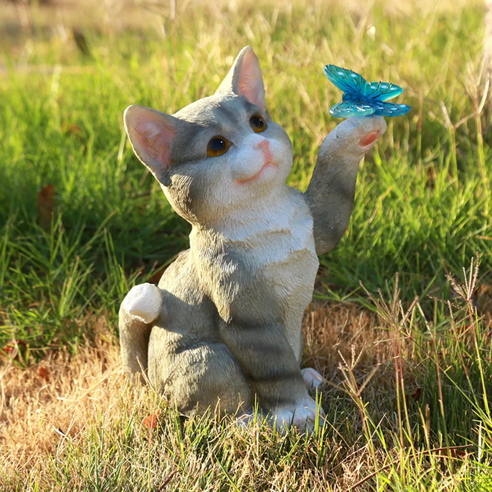 กลางแจ้งแมวประติมากรรมFigurine - Outdoor Lighting Pendant บทวิจารณ์และราคา