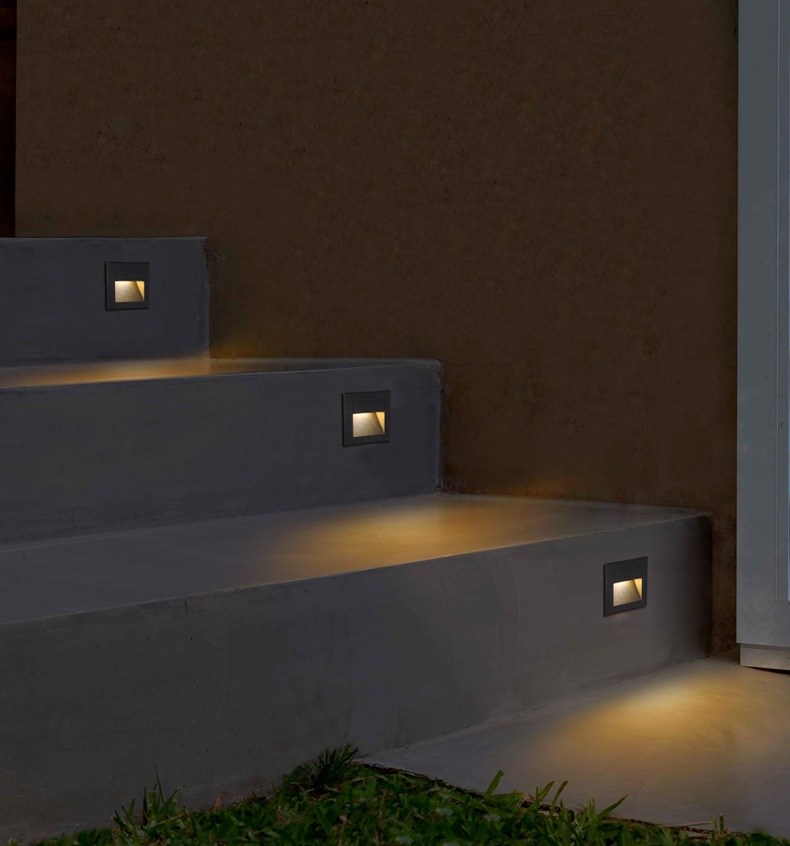 ไฟ LED สำหรับขั้นบันได 15 ดวง  - Deck Step Light บทวิจารณ์และราคา