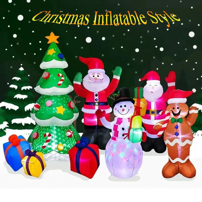 ไฟ LED แบบเป่าลมในตัวใช้ตกแต่ง - Xmas Outdoor Lighting Decorations บทวิจารณ์และราคา