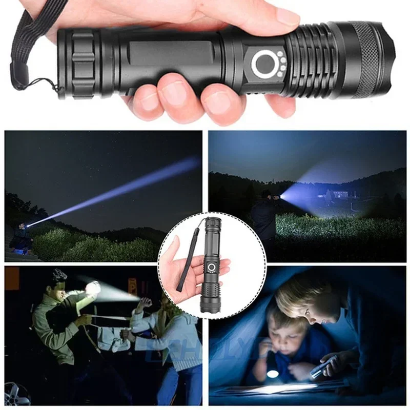 ไฟฉาย LED กำลังสูง XHP70 USB-C - Outdoor Lighting Ideas For Party บทวิจารณ์และราคา