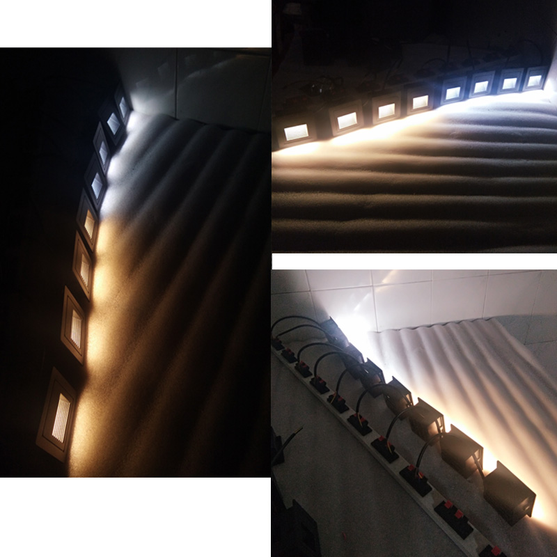 โคมไฟใต้พื้นดิน LED กลางแจ้ง5W - Deck Step Light บทวิจารณ์และราคา